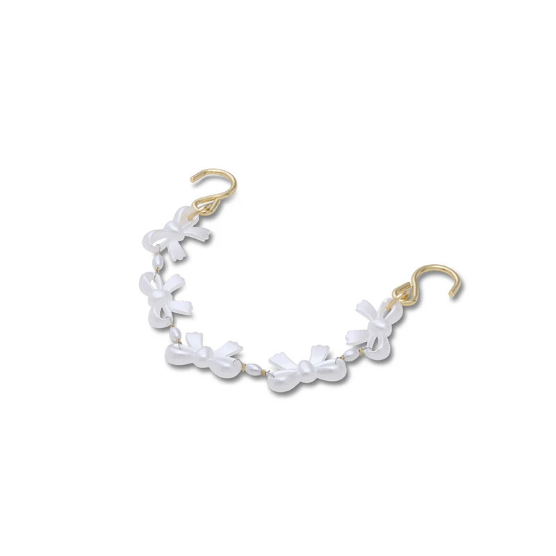 Jibbitz™ Charm Cadena Pearl Bow Rivet Multicolor