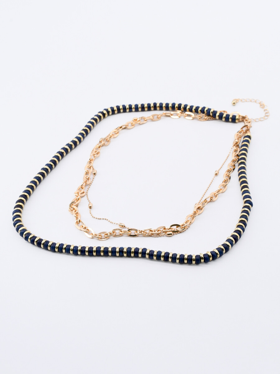 COLLAR CADENAS - DORADO 