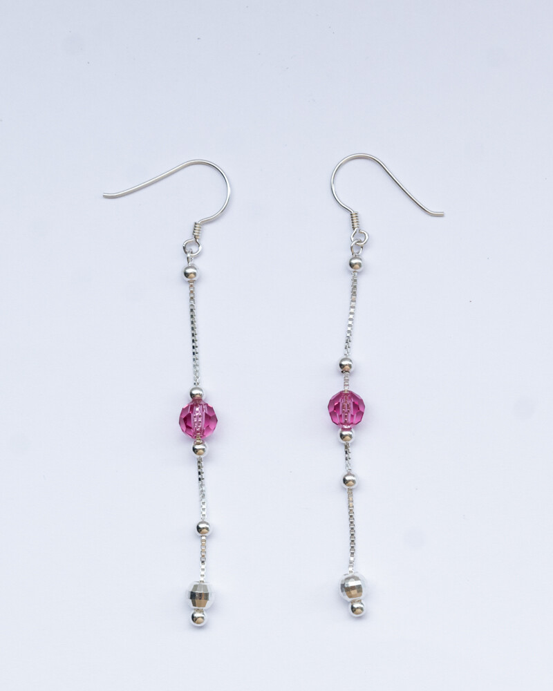 Caravanas afrodita PLATEADO