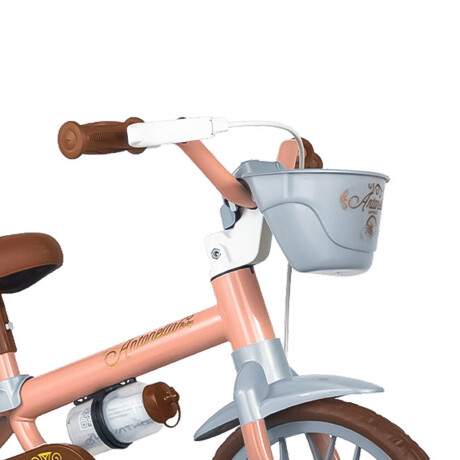 Bicicleta Niño Montaña Rod. 12 Y Caramañola Rosa-Gris