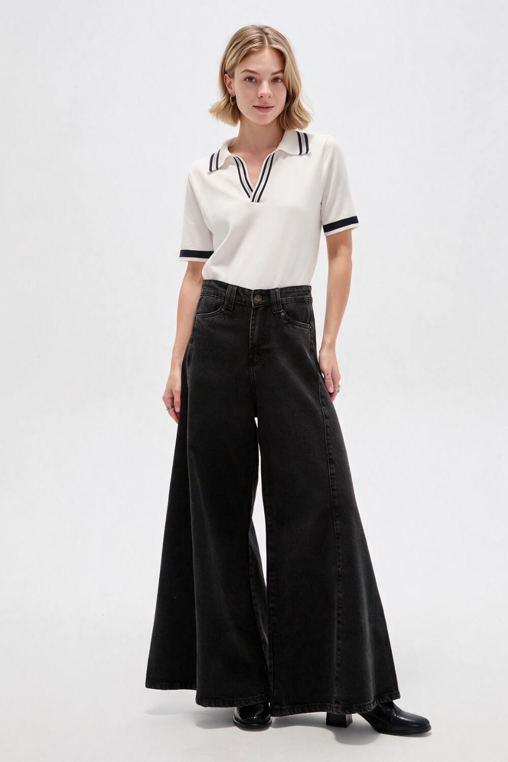 Pantalon Cermo Gris Oscuro