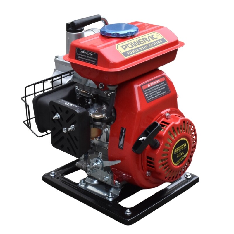 POWERAC MOTOBOMBA A GASOLINA 2.5HP 105CC 38MM 1.5 HORAS DE T Powerac Motobomba A Gasolina 2.5hp 105cc 38mm 1.5 Horas De T