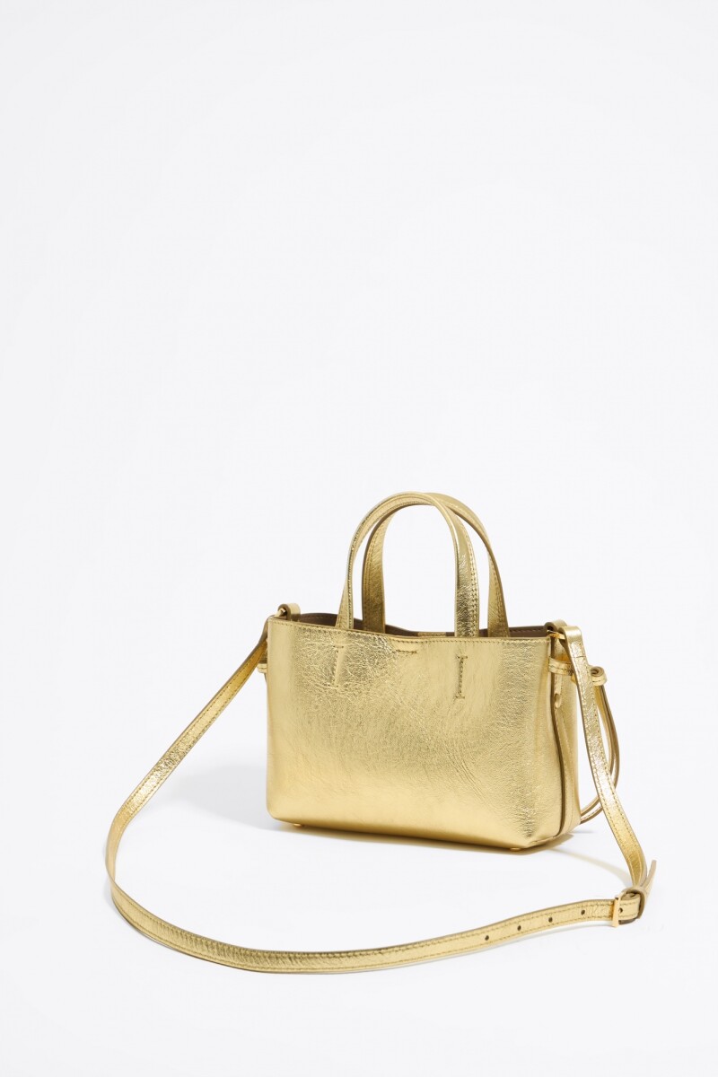 BOLSO CHIHUAHUA MINI PIEL Oro