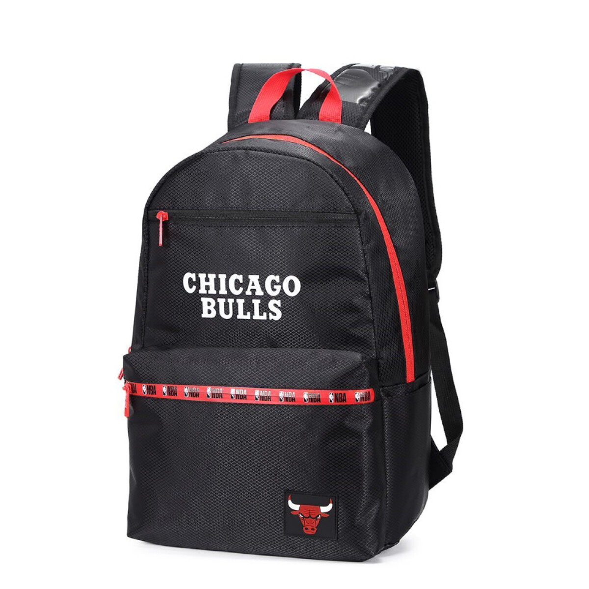 Mochila NBA Chicago Bulls - Negro - Rojo 