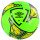 Pelota Neo Swerve Beach Verde/Negro/Amarillo