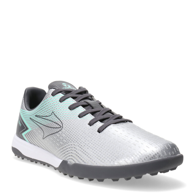 Championes Unisex Topper Stingray III Mach Plateado - Verde - Gris