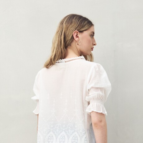 BLUSA MILAN Blanco