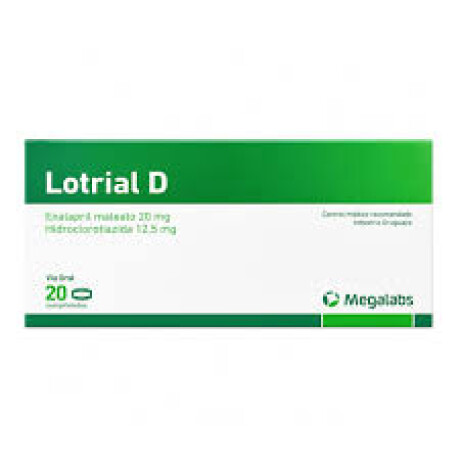 Lotrial D 20/12.5mg X 20 | Antihipertensivo Combinación Lotrial D 20/12.5mg X 20 | Antihipertensivo Combinación