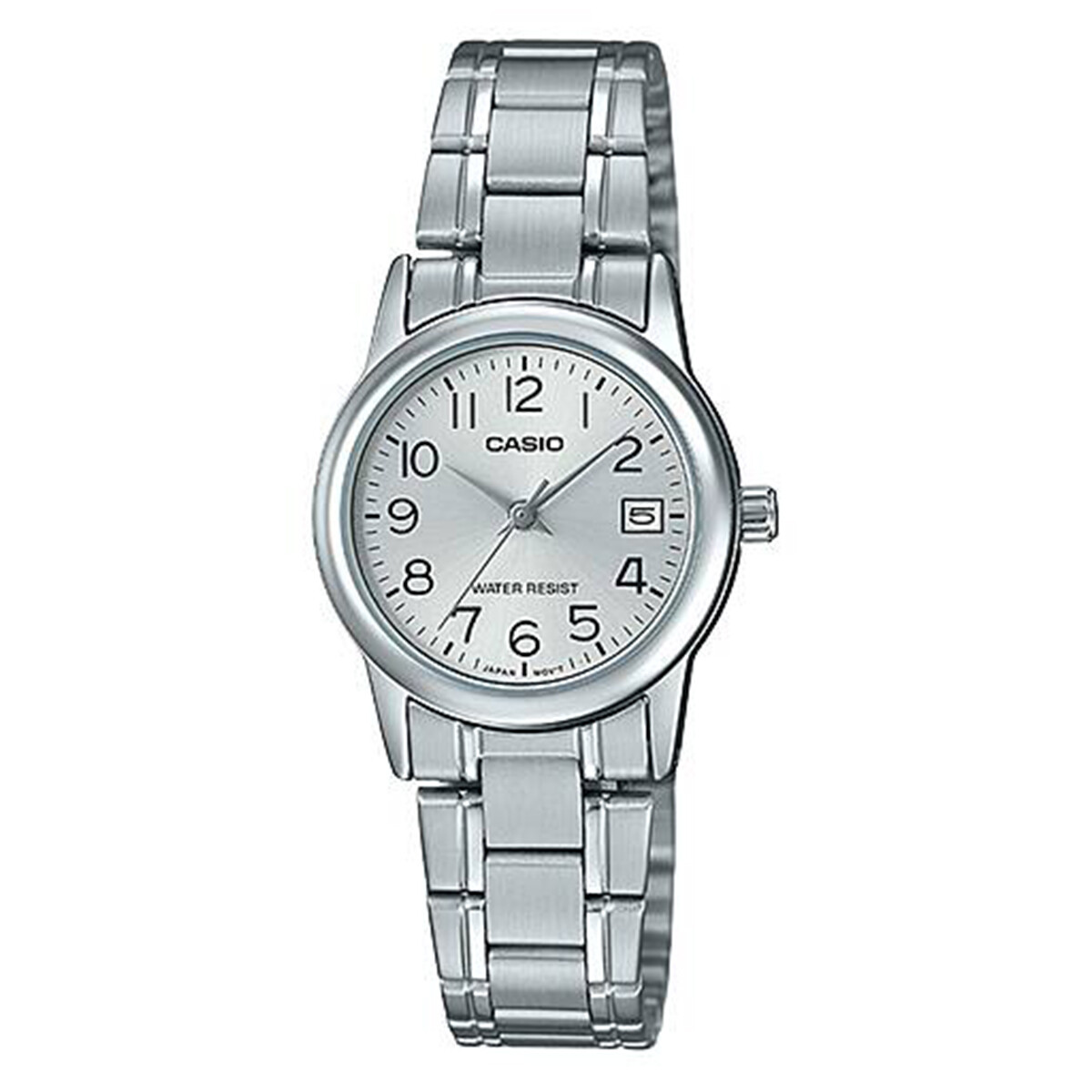Reloj Casio LTPV002D-7AUDF Clásico Acero Inoxidable Plata 