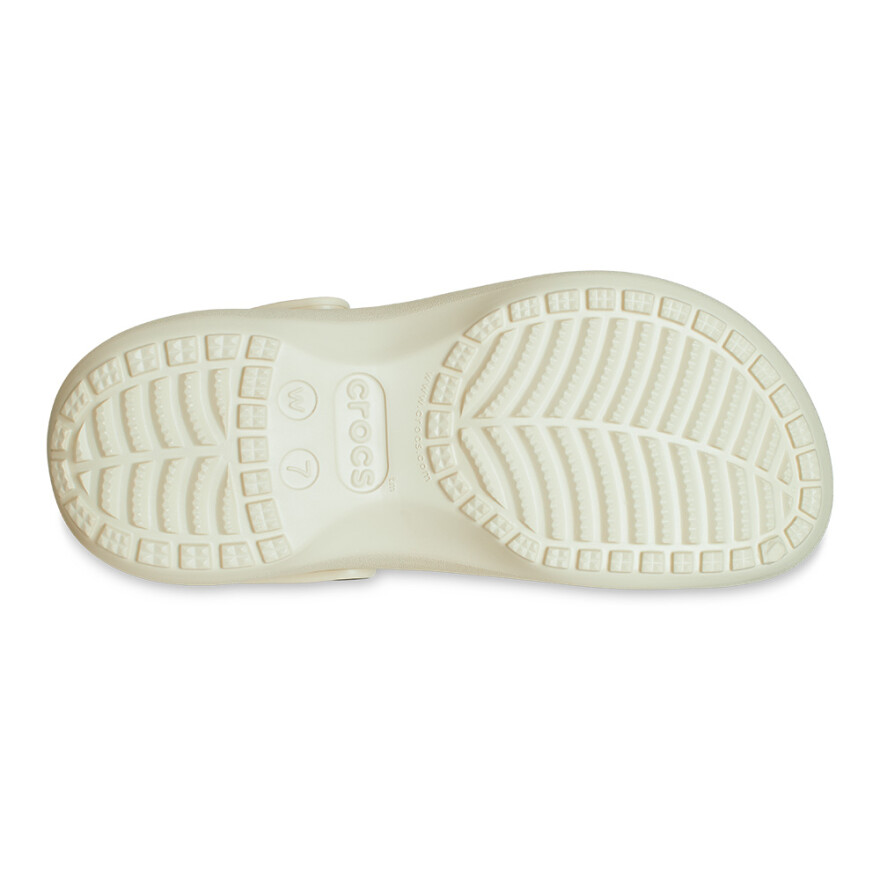 Plataformas Crocs Classic Clog W Mujer Bone
