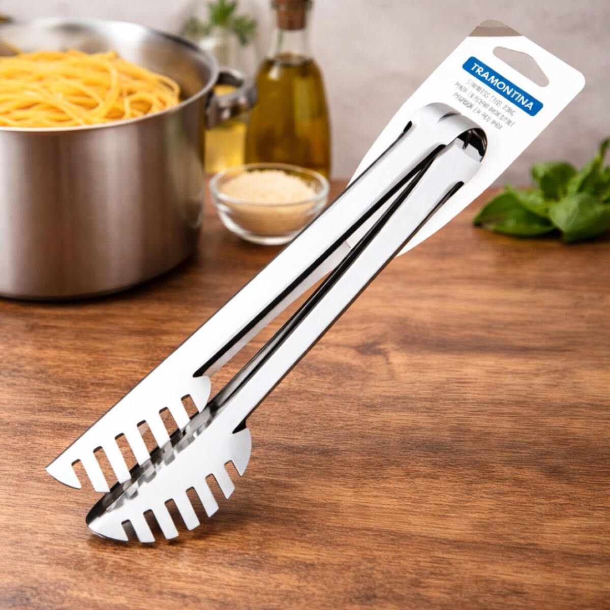 PINZA PARA PASTA TRAMONTINA ACERO INOXIDABLE 28CM 