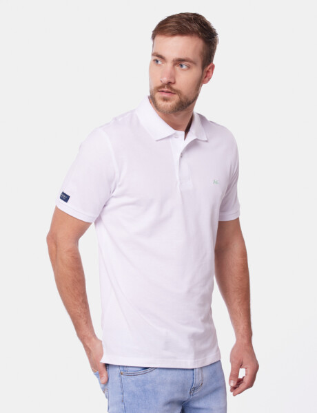 REMERA POLO PIQUE Blanco