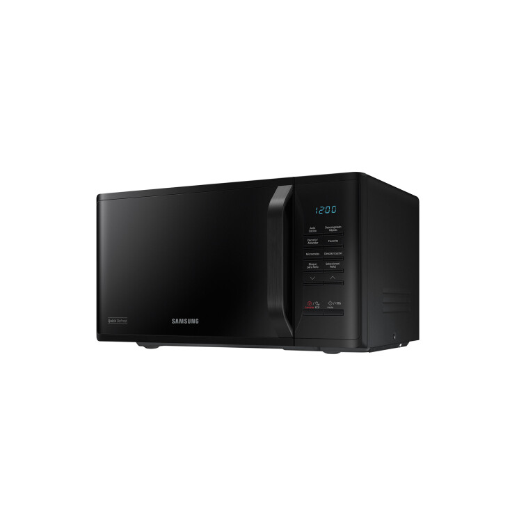 Microondas Samsung 23 L Quick Defrost Negro MS23K3513AK Microondas Samsung 23 L Quick Defrost Negro MS23K3513AK