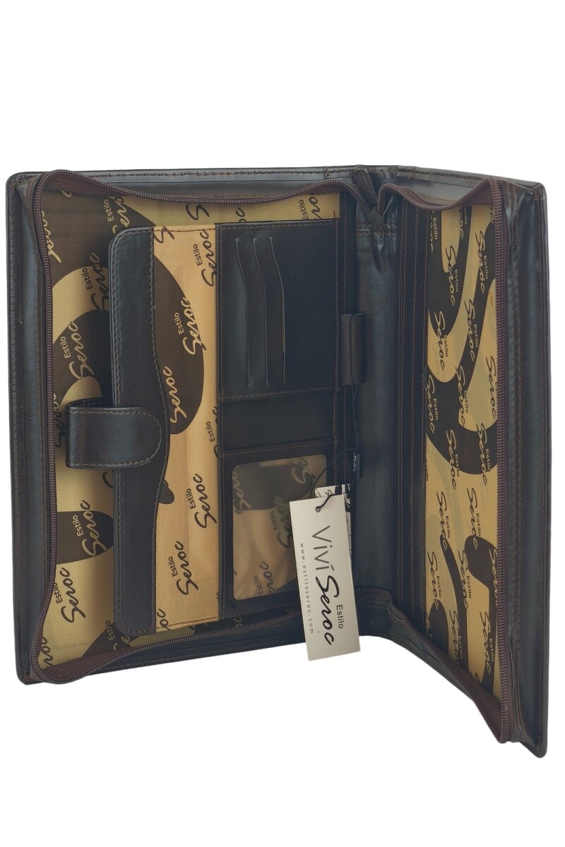 Dosier Mediano Profesional: Solución Elegante para la Organización de Documentos Marrón