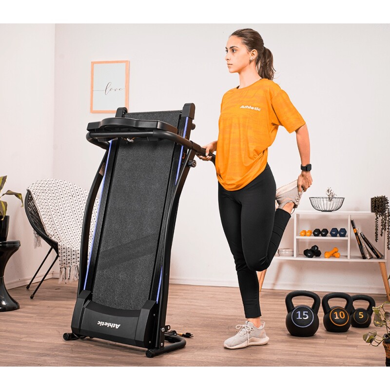 Caminadora Eléctrica Plegable Athletic 410T Negro