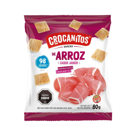 Snack arroz Crocantitos 80g jamon Snack arroz Crocantitos 80g jamon