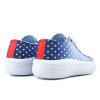 DC Casual plataform canvas Azul