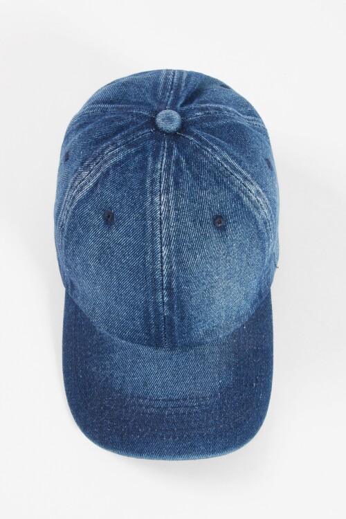 Cap denim azul