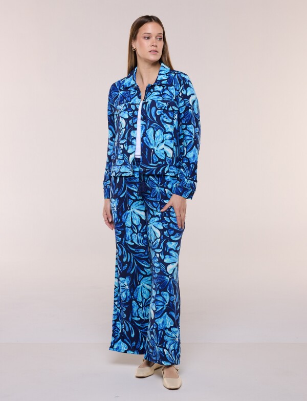Camperita Liviana Print AZUL/MULTI