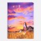 Libreta De Paisajes Varios Colores Violeta