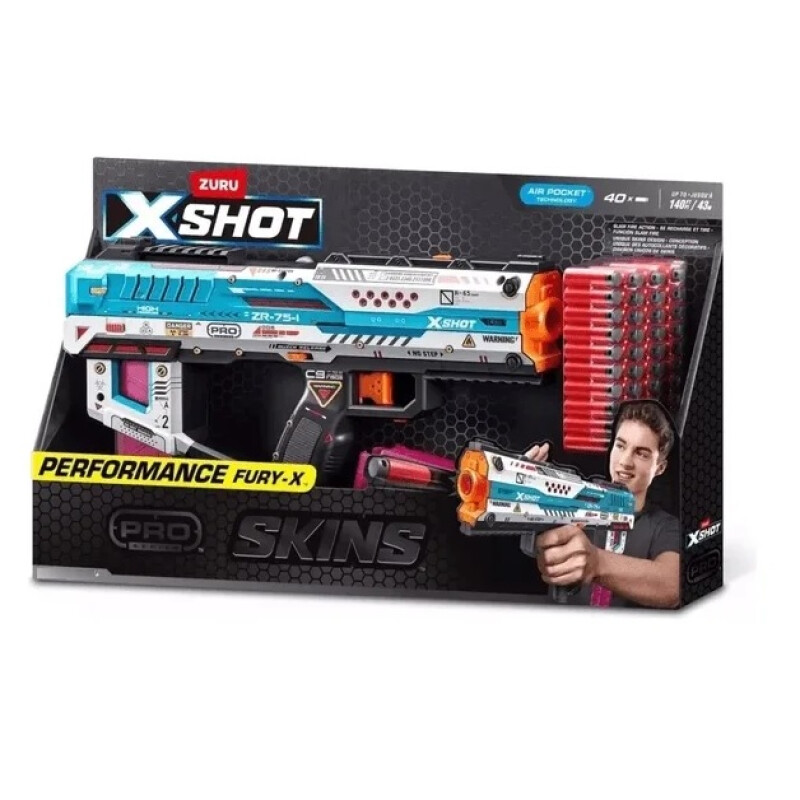 Pistola X Shot Performance Fury-x - Zuru Multicolor Pistola X Shot Performance Fury-x - Zuru Multicolor