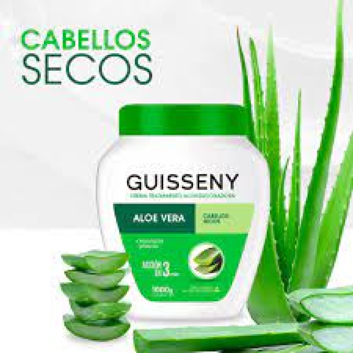 Guisseny Crema de Tratamiento Acondicionadora Aloe Vera 1000gr 