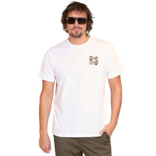 Remera Volcom Flower Budz - Blanco Remera Volcom Flower Budz - Blanco