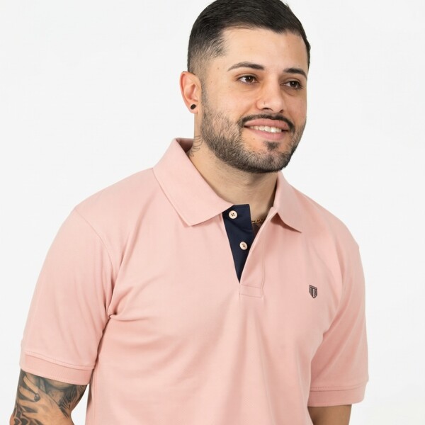 Remera Piqué Rosa