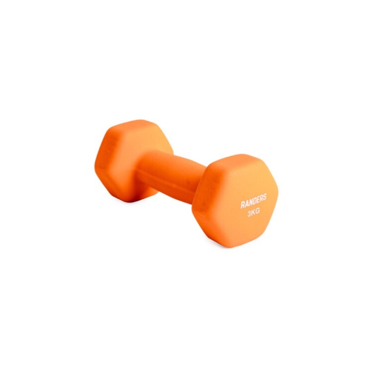 MANCUERNA 3KG REVESTIDA EN NEOPRENO NARANJA
