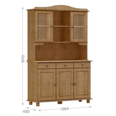 Cristalero 3+2 Puertas + 3 Cajones Freijó 8925FN Cristalero 3+2 Puertas + 3 Cajones Freijó 8925FN