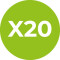 MIX PLANTINES X20 UNIDADES