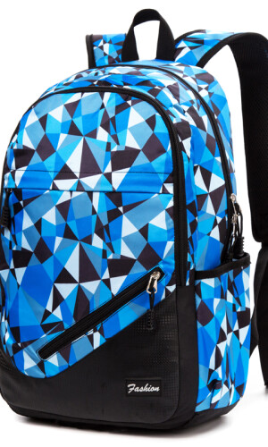MOCHILA VARIETY ESTAMPADA NEGRO C/ CIELO
