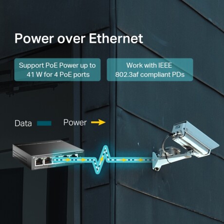 Switch Tp-Link Tl-sf1005lp 5 Puertos 10/100 4 PoE 001