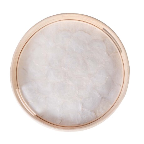 BANDEJA SMALL CAPIZ NATURAL-BEIGE CORE