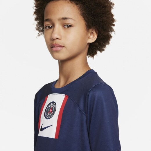 Camiseta Nike Futbol PSG Niño y Df Std Jsy Ss Midnight S/C