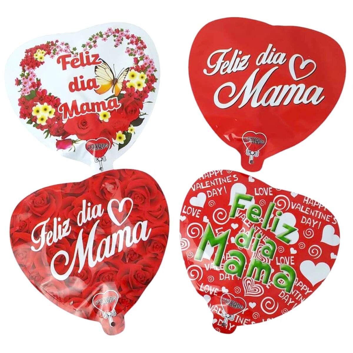 Globo Corazón Feliz Dia Mamá 