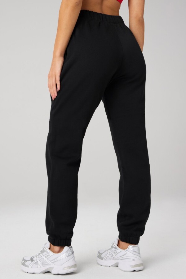 Cozy Fleece Go-To Sweatpant-Short Black