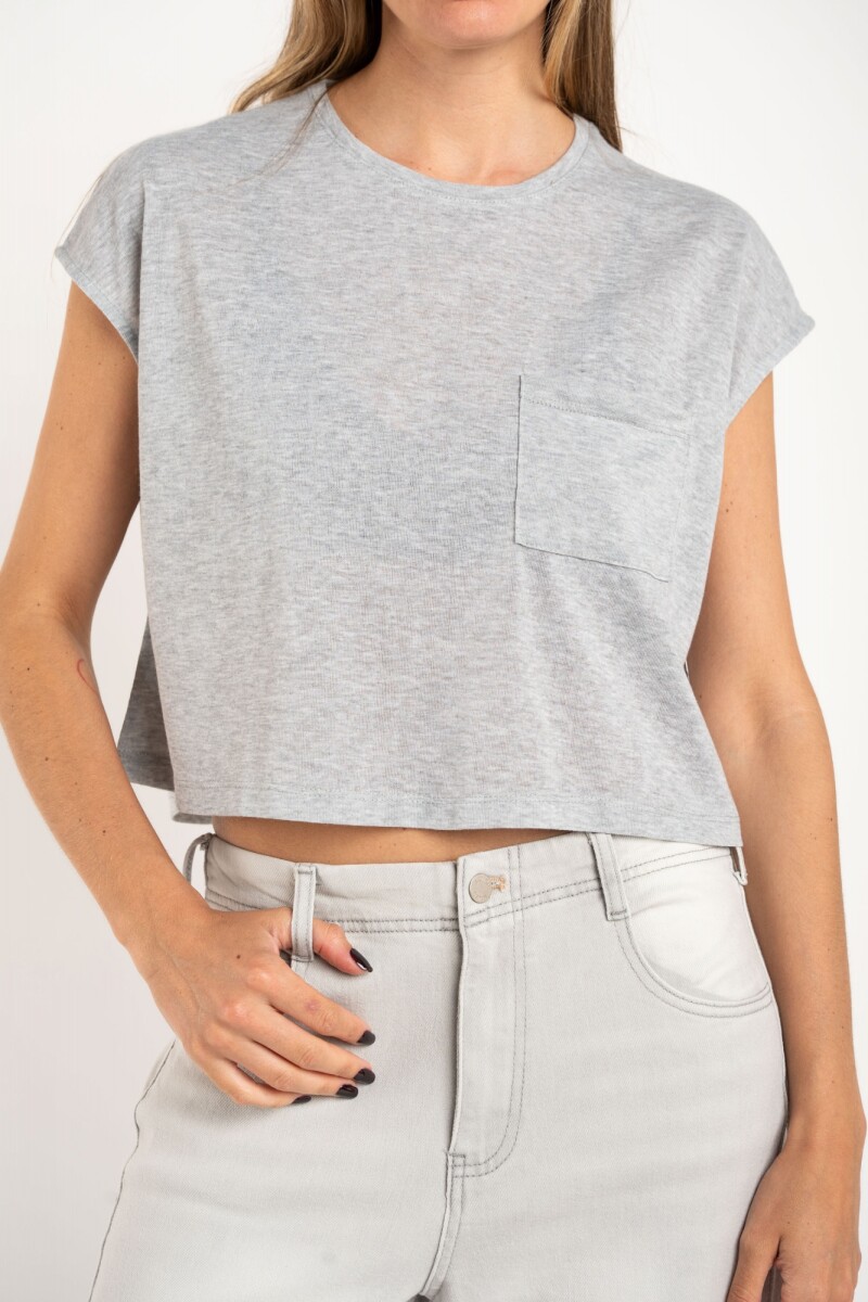 Remera Algodón - Gris 