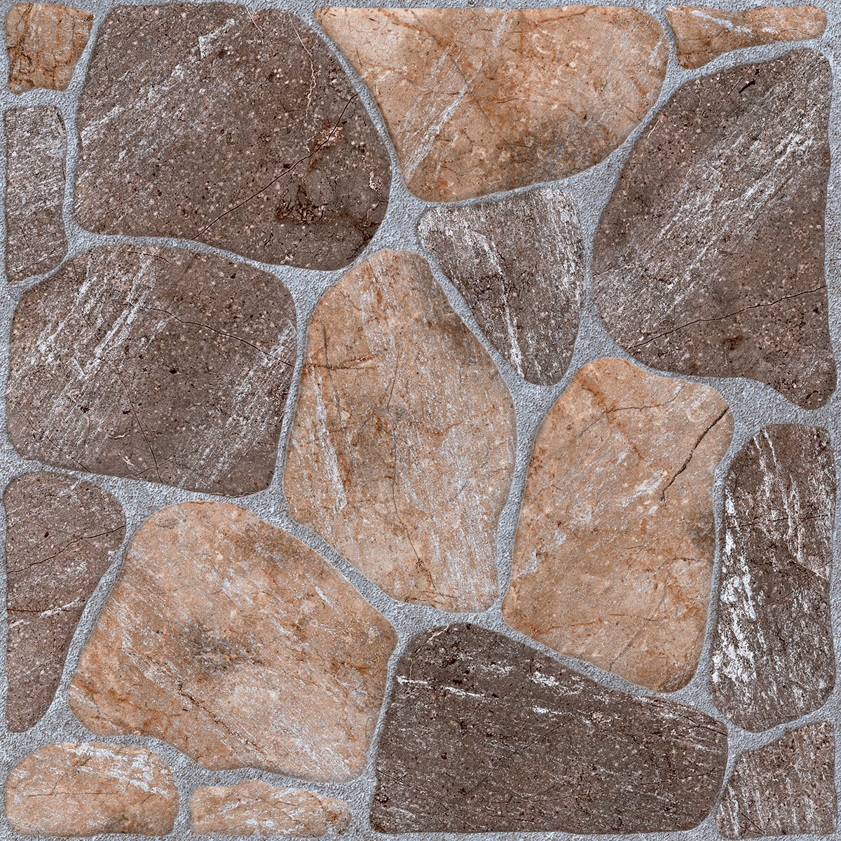 Cerámica Roccia Brown "a" 44x44 Cm 