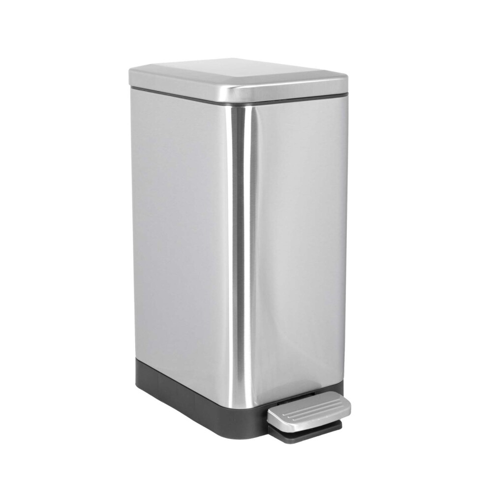 PAPELERA ACERO INOX GRIS ACERO INOXIDABLE A417