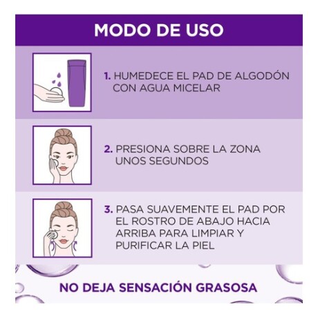 Agua Micelar Revitalift L'Oreal ácido hialurónico 200ml Agua Micelar Revitalift L'Oreal ácido hialurónico 200ml