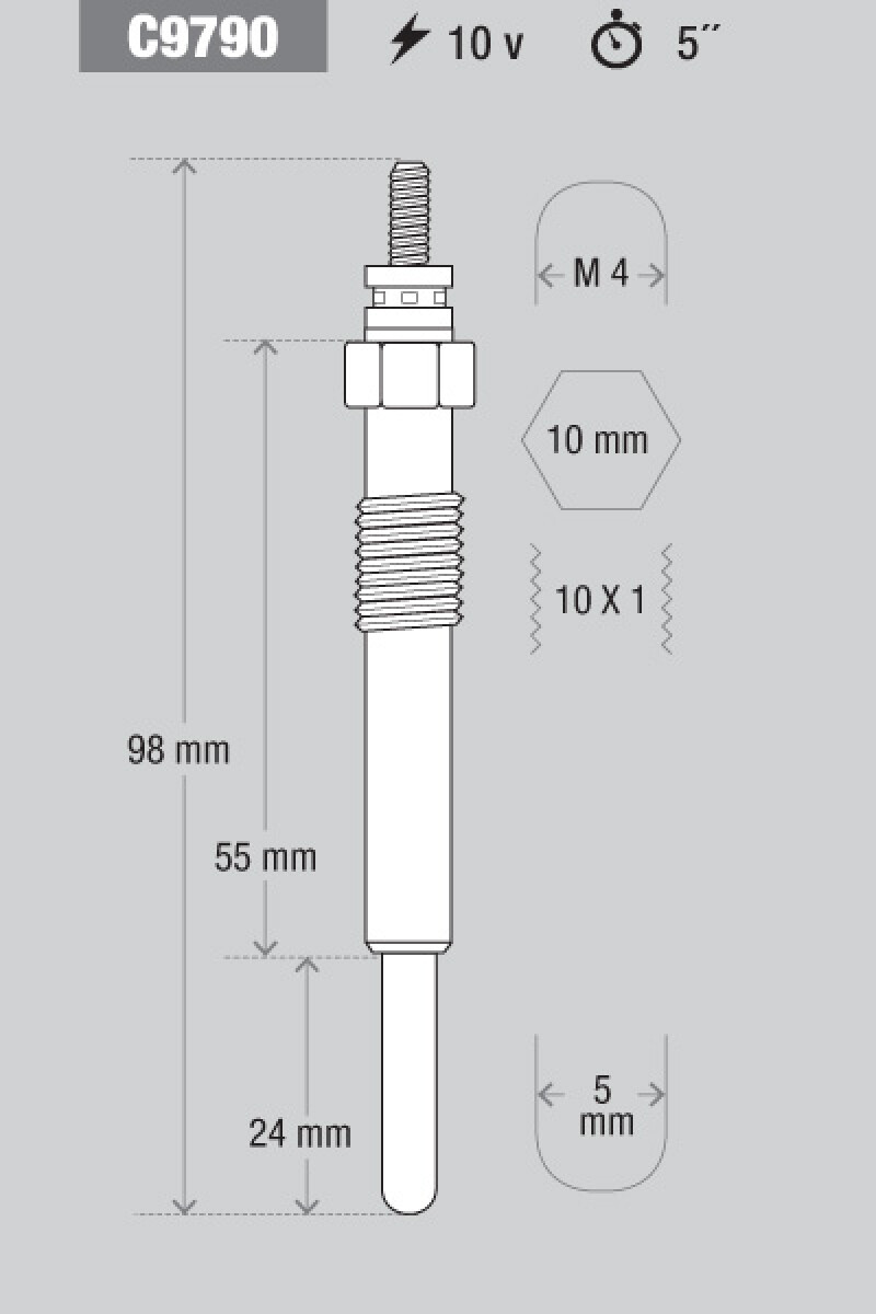 CALENTADOR FORD ESCORT/MONDEO 10V KESSEL 