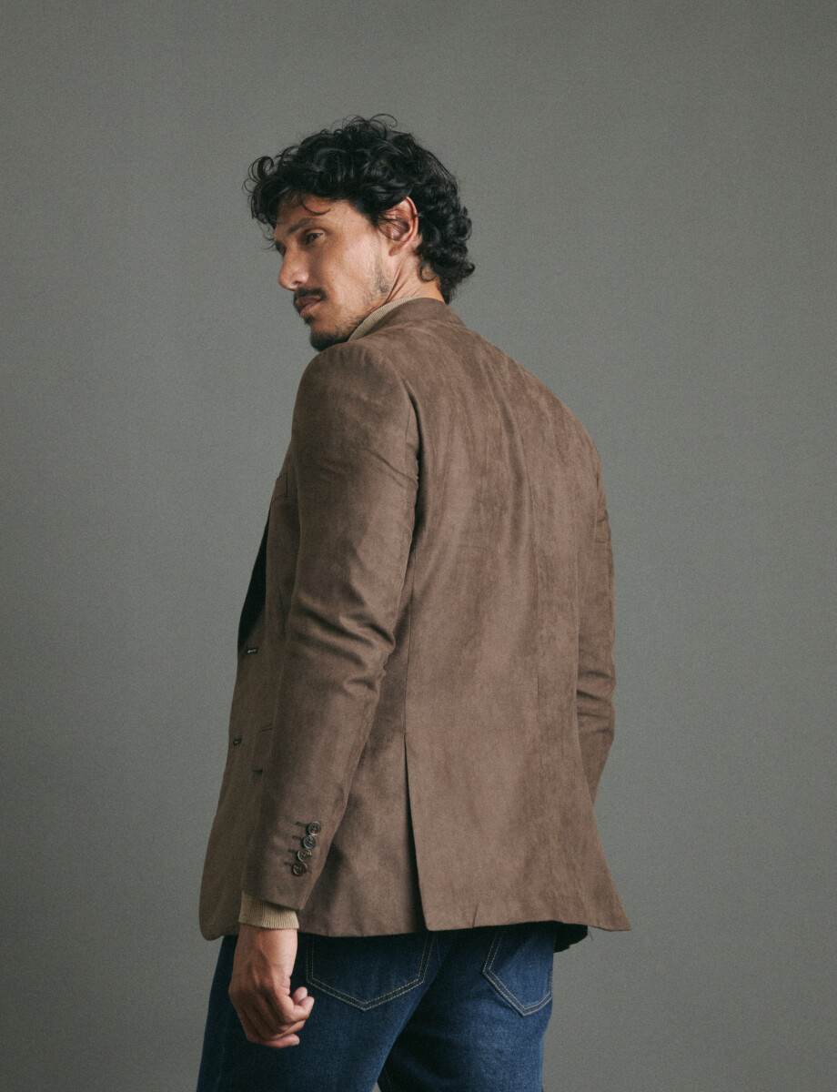 110600 SACO HARRINGTON LABEL Marron