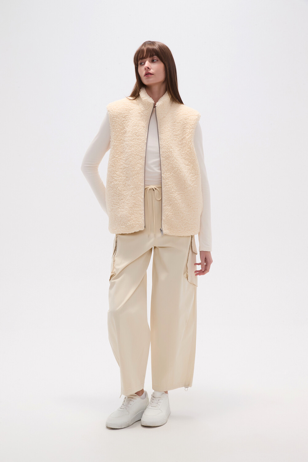 Chaleco Intan Crudo / Natural