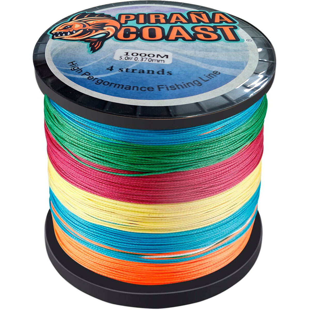 Tanza Pesca N5 Multifilamento 0.37mm X1000 Mt Piraña - Cpg008016 