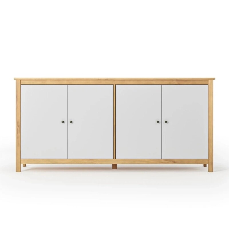 Aparador 4 Puertas Mari Blanco/miel Aparador 4 Puertas Mari Blanco/miel