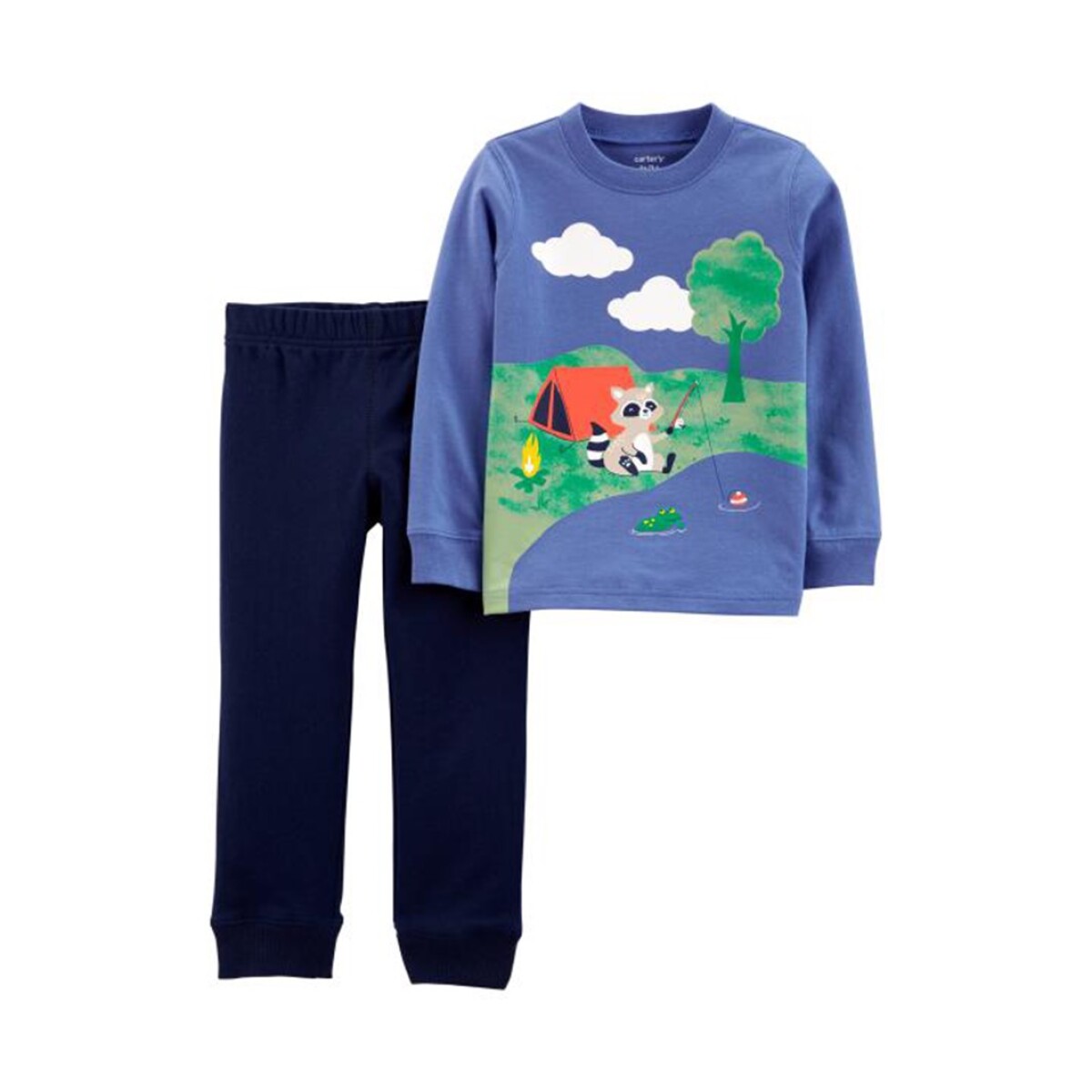 Conjunto Carters Pantalón de Camping y Camisa 1M036110 - AZUL 