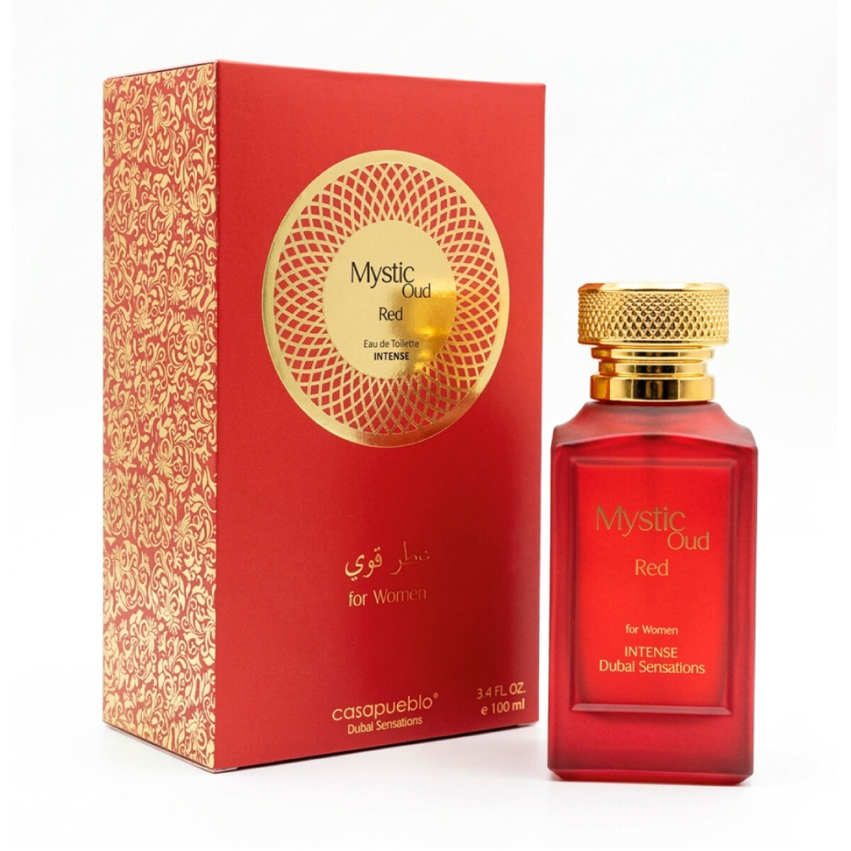 Dubai Sensations Mystic Oud Red Women 100mL by Casapueblo - ROJO-AMARILLO 