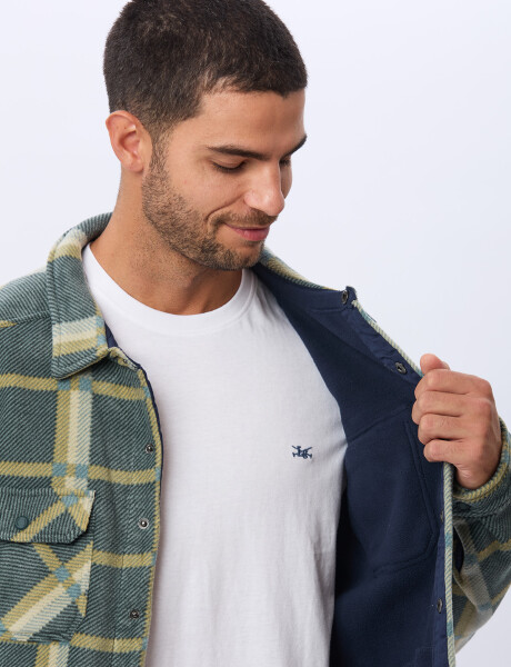 CAMISA LEÑADORA POLAR Verde