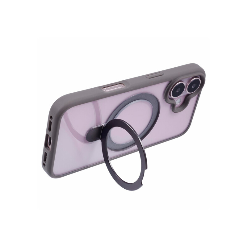 Protector para iPhone 16 Plus MagSafe soporte color gris Protector Para Iphone 16 Plus Magsafe Soporte Color Gris